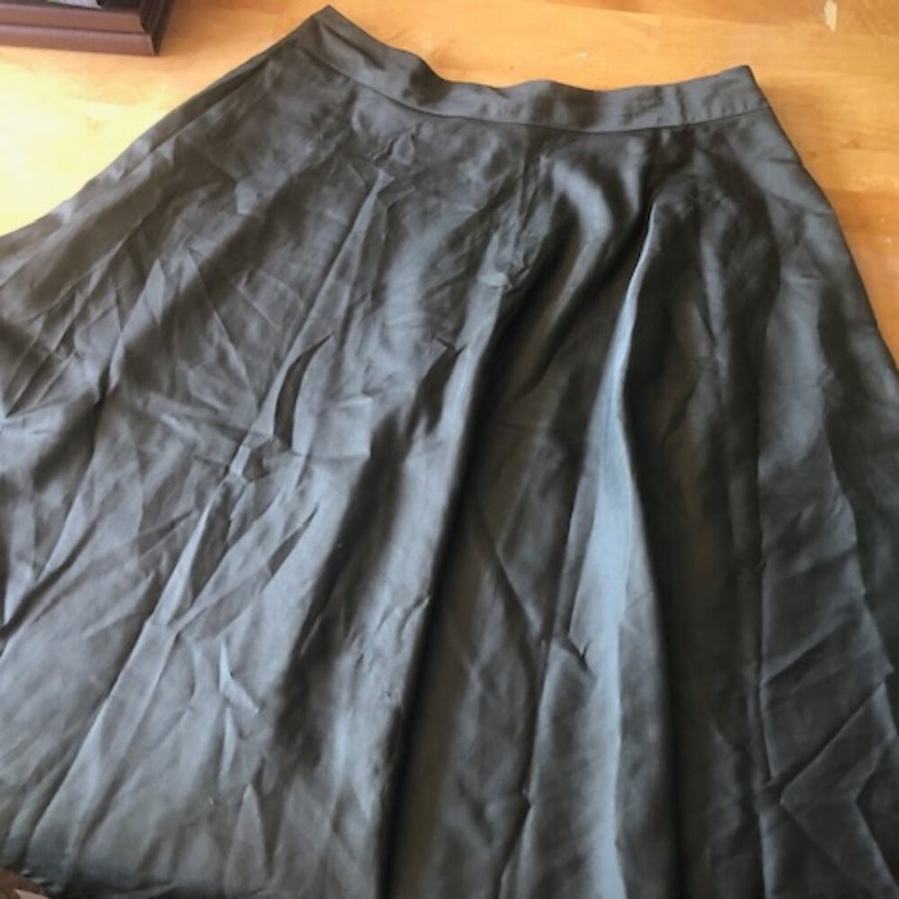 Army Green Circle Skirt